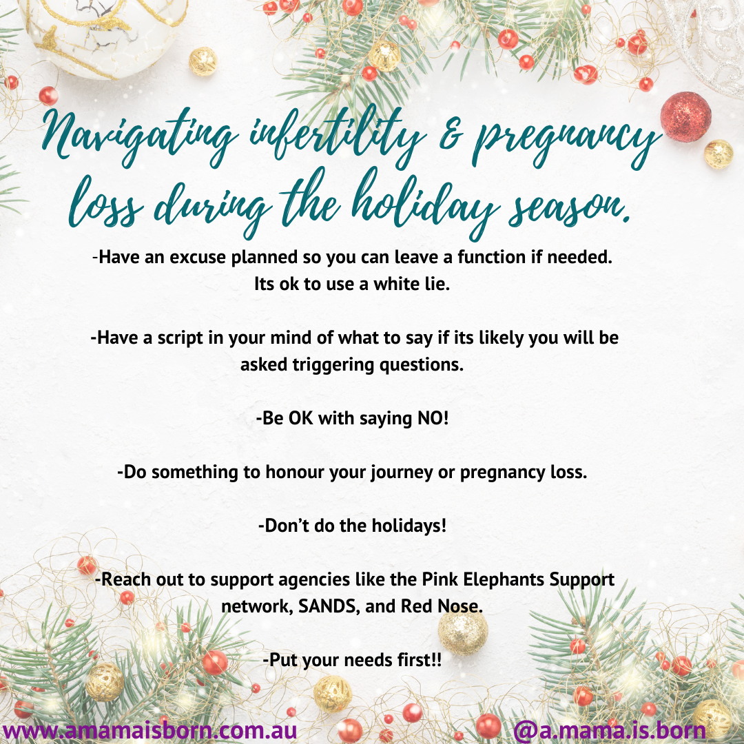 You are currently viewing Navigating infertility & pregnancy loss during the holiday season.